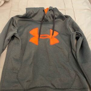 Grey Under Armour Hoodie Small